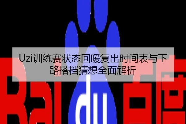 Uzi训练赛状态回暖复出时间表与下路搭档猜想全面解析